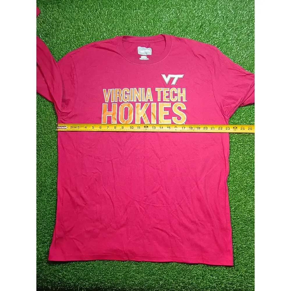 New Virginia Tech Hokies Maroon Long Sleeve Tee XL - Picture 5 of 7
